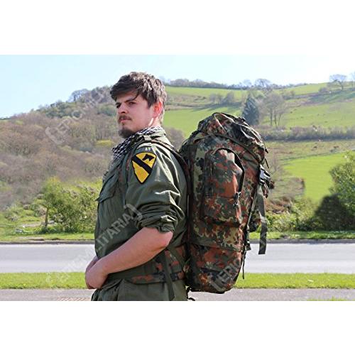 MIL-TEC リュックサック RANGER 多機能 レインカバー 交換用バックル付属 35x20x70cm 75L 交換用バックル付属