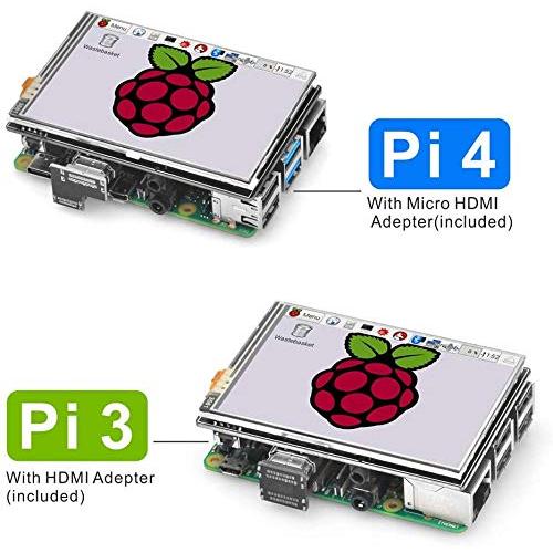 OSOYOO HDMI 3.5インチLCDディスプレイ モニター タッチスクリーン