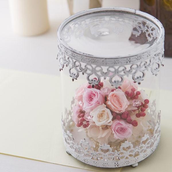 古希 喜寿 プレゼント プリザーブドフラワー ガラスケース 70歳 77歳