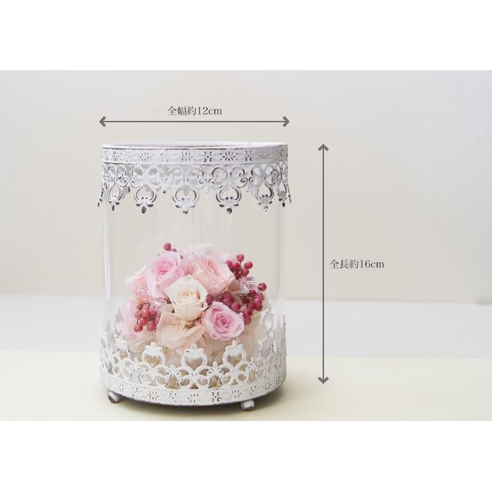 古希 喜寿 プレゼント プリザーブドフラワー ガラスケース 70歳 77歳