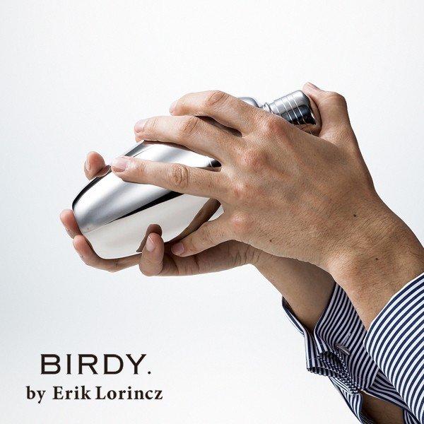 カクテルシェーカー 350ml【0.1ミクロンレベルまで精密に研磨】BIRDY