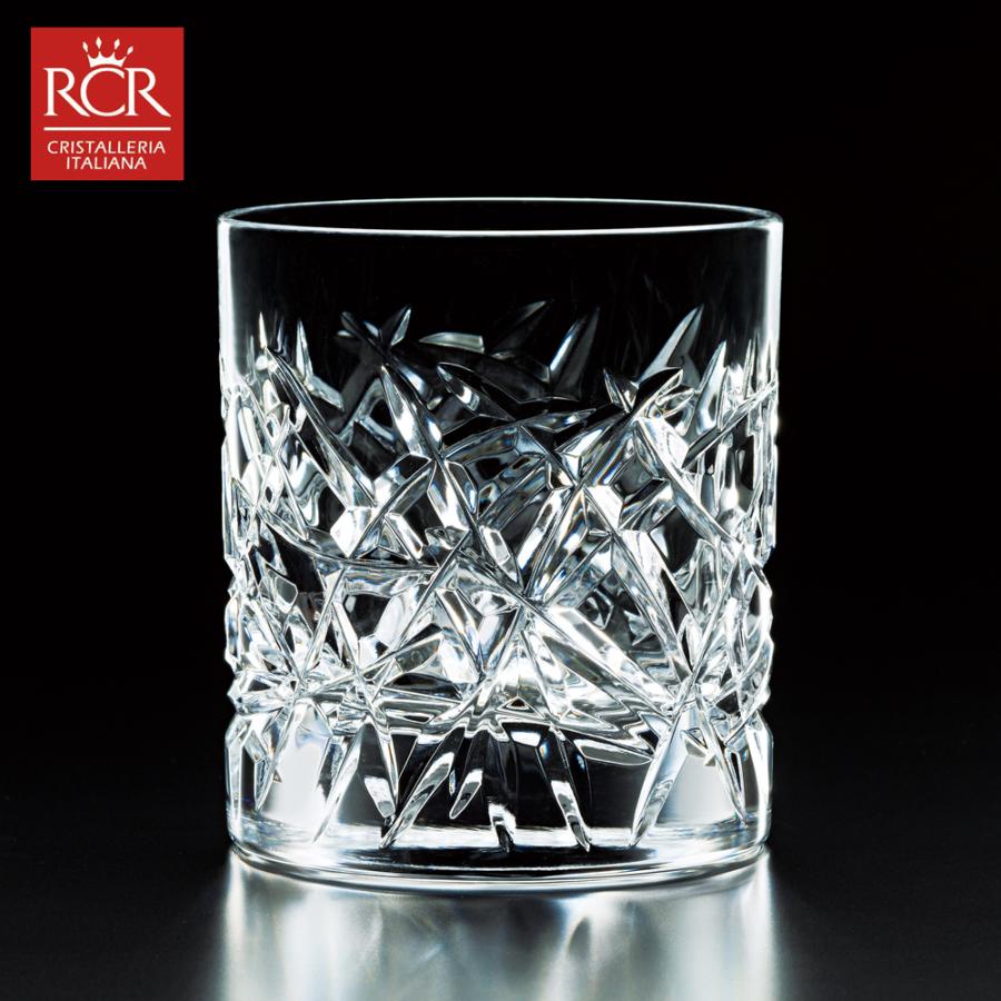 ADERIA IMPORT クリスタル ロックグラス カットB RCR社 ハンドカット
