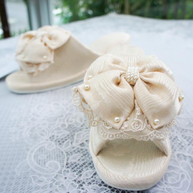 ✨♥おりぼんストライプスリッパ✨♥