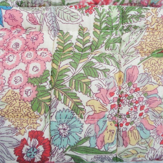 収納バスケット ミニサイズ 布 収納 小物入れ ローズ 花柄 薔薇