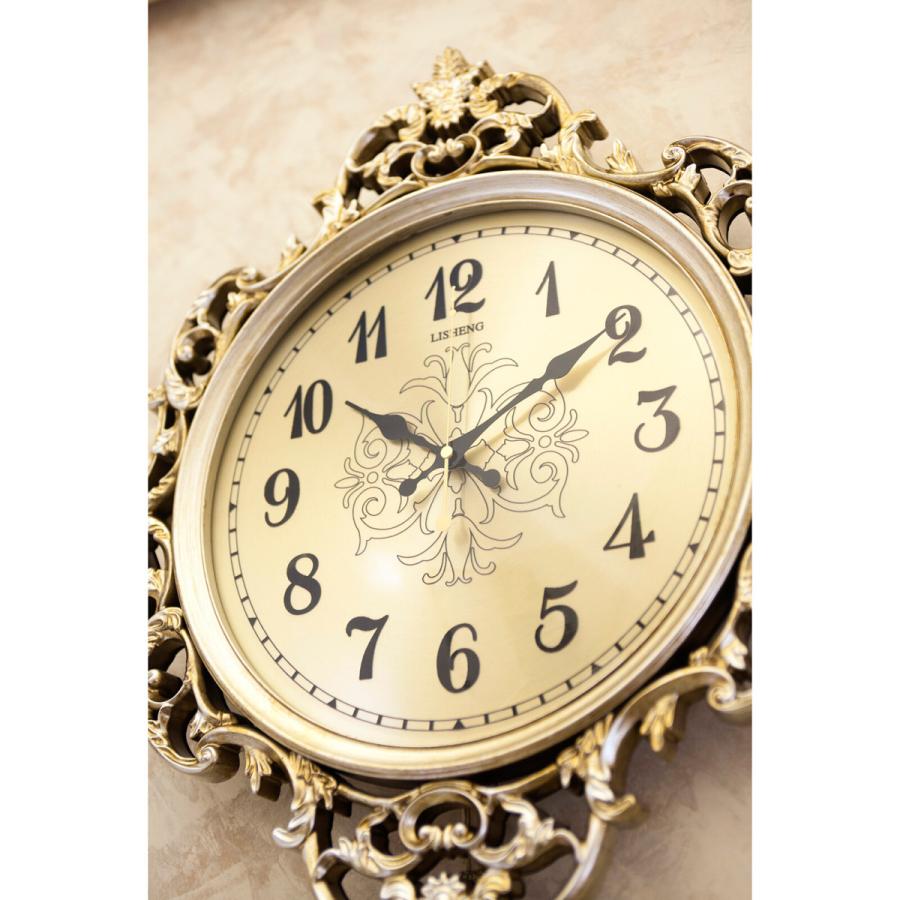 掛け時計 振り子時計 ビクトリアンパレス ペンデュラム ウォールクロック モンテカルロ アンティーク調 直径約30cm :ls-h500gny