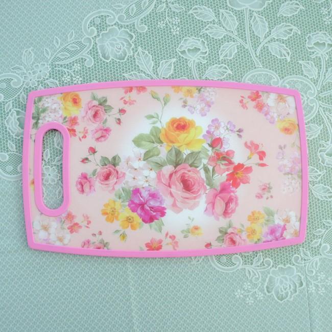 まな板 カッティングボード ローズ Lサイズ おしゃれ かわいい 薔薇 花