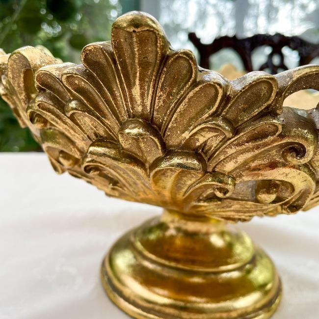 コンポート アンティークゴールド オブジェ 小物置き 小物トレイ