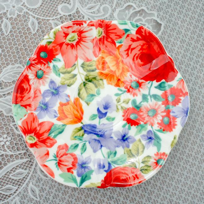 カップソーサー ボーンチャイナ ロイヤルアーデン 電子レンジ可 陶器製