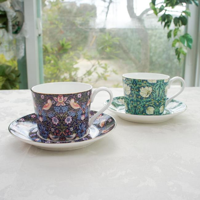 カップソーサー ロイヤルアーデン ボーンチャイナ バード ストロベリー