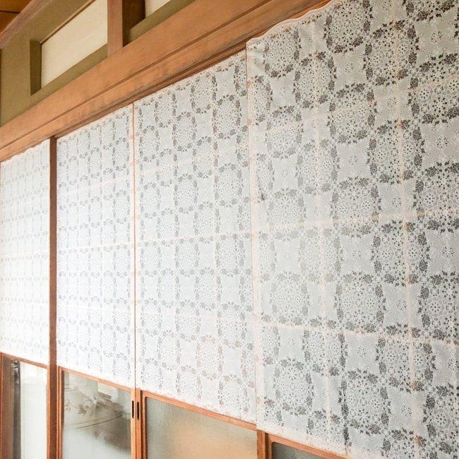 テーブルクロス ビニール ローズタイル フラワータイル 長方形