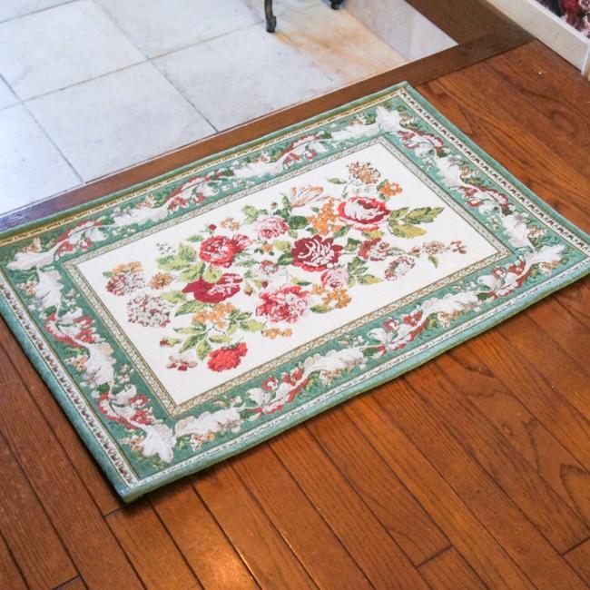 玄関マット 50×80cm おしゃれ 室内 高級感 シェニール織 玄関 フロアー