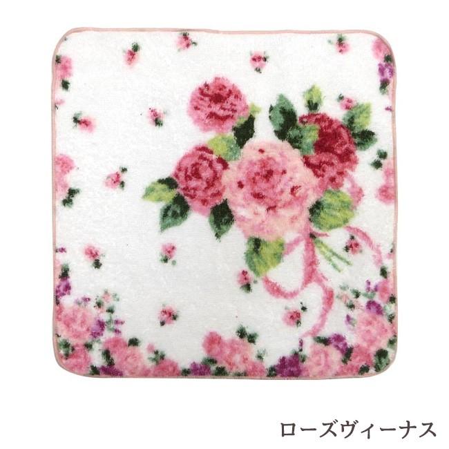 ハンカチタオル ローズ 花柄 薔薇 おしゃれ レディース プレゼント 甘
