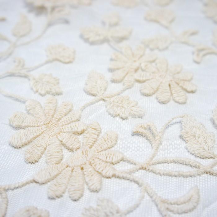 カフェカーテン レース コットンフラワー 45cm丈 45 1cm おしゃれ 刺繍 目隠し 小窓 Wk225 U2 薔薇とレースと天使のお店 通販 Yahoo ショッピング