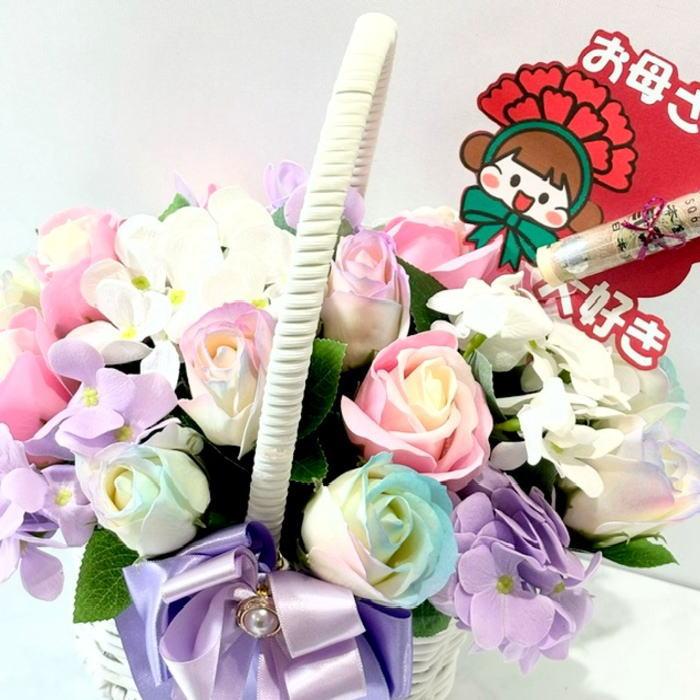 母の日カーネーションプレート②アレンジ光触媒 母の日カーネーション