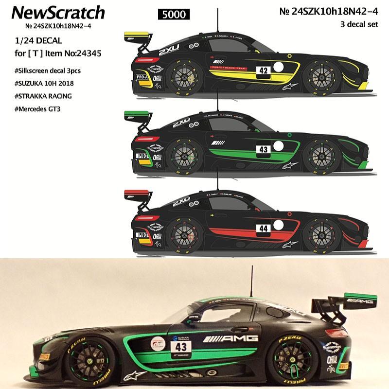 1/24 ストラッカレーシング T社対応 NewScratch 24SZK10h18N42-4 : 車
