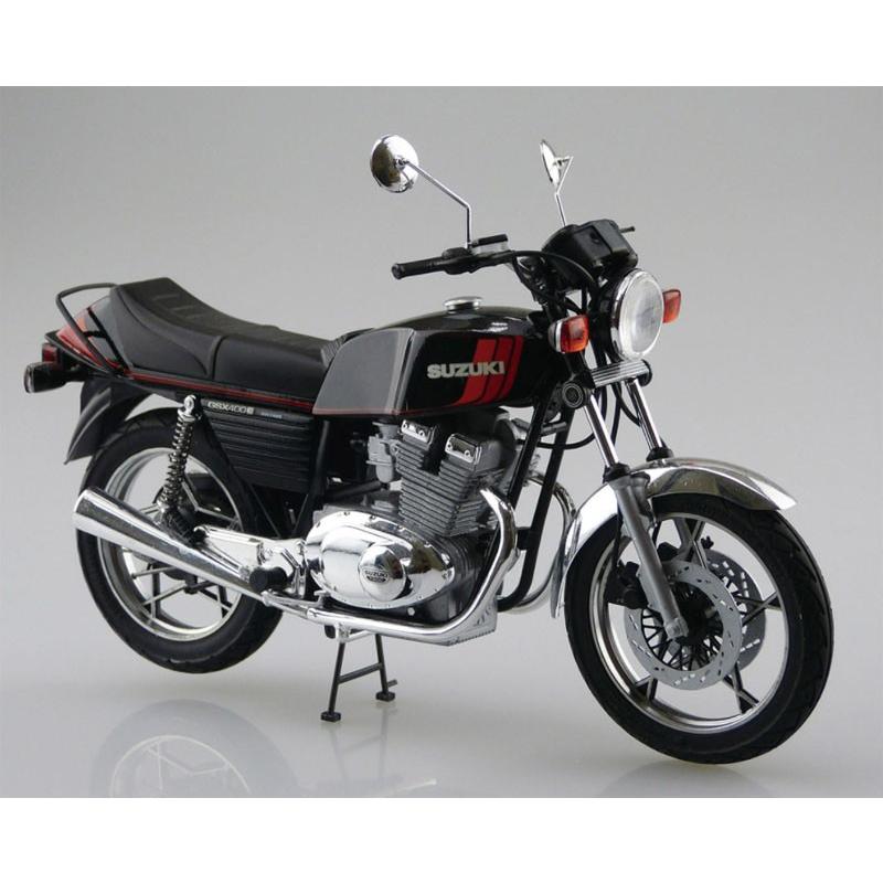 アオシマ 1/12 スズキ GSX400EII ジャンク　GS400E ザリ 青島文化教材社 1/12 スズキ GSX400E II アオシマ 1/12 バイク No.52