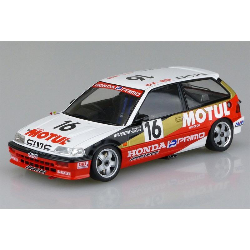 青島文化教材社 1/24 ホンダ シビック EF3 Gr.A '88 MOTUL アオシマ 1