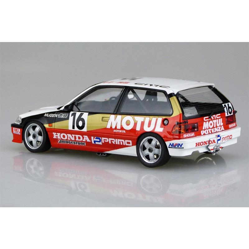 青島文化教材社 1/24 ホンダ シビック EF3 Gr.A '88 MOTUL アオシマ 1