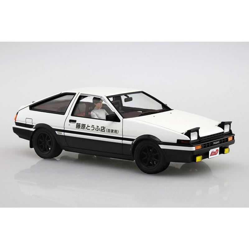 青島文化教材社 1/24 藤原拓海 AE86トレノ ドライバーフィギュア付