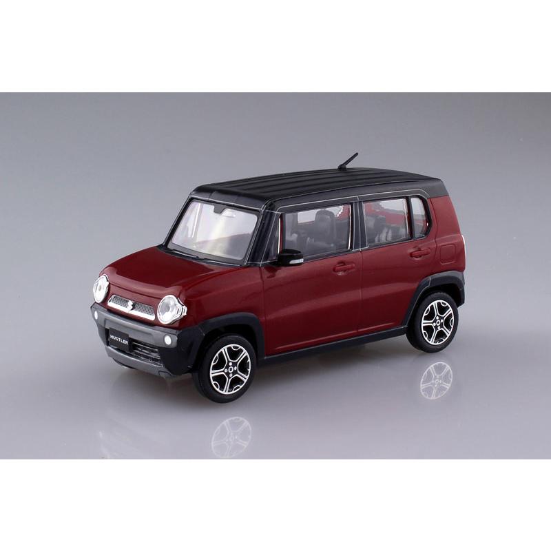 青島文化教材社 1/32 スズキ ハスラー（フェニックスレッドパール