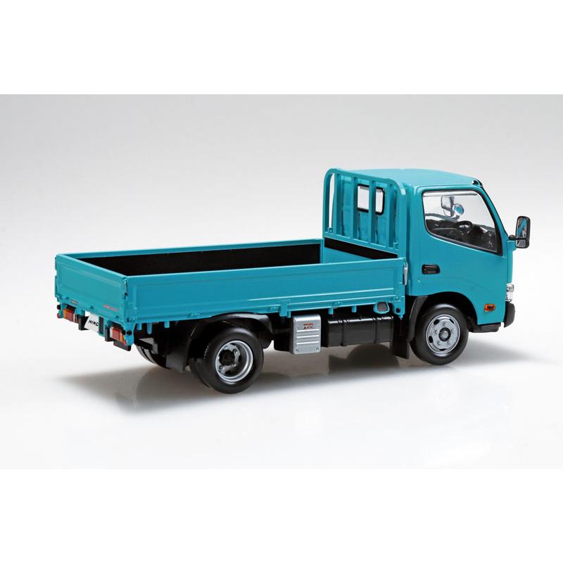 青島文化教材社 1/32 日野 デュトロ 平ボデー ターコイズ アオシマ 楽