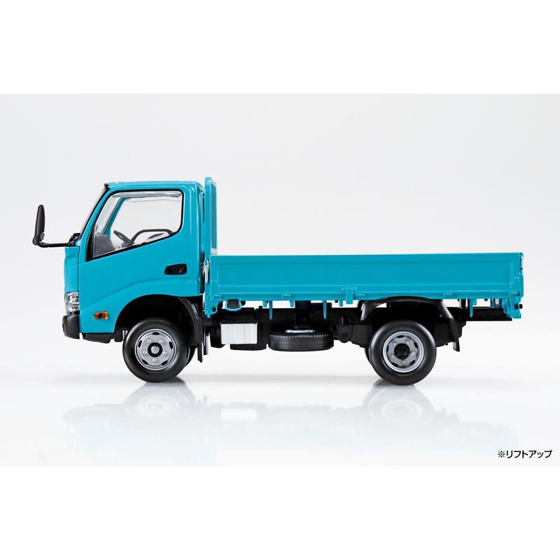 青島文化教材社 1/32 日野 デュトロ 平ボデー ターコイズ アオシマ 楽