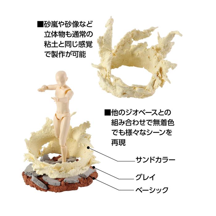 アーテック ジオラマ粘土 ジオベース サンドカラー 100g ARTEC 知育
