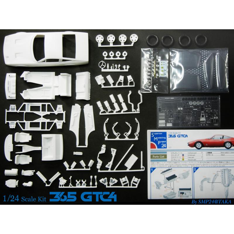 1/24 365GTC/4 レジンキット SMP24 bkit030 : 車模型 barchetta - 通販