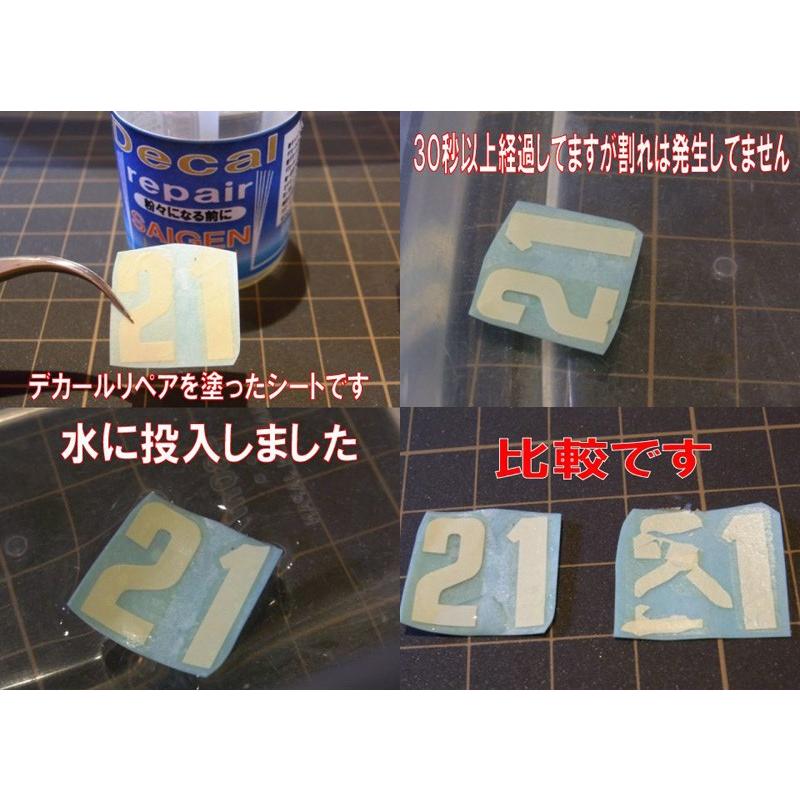 デカール再現液 30ml SAIGEN decal repair バルケッタ 古いデカール