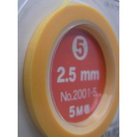 マスキングテープ 2.5mm×5M巻 : 車模型 barchetta - 通販 - Yahoo