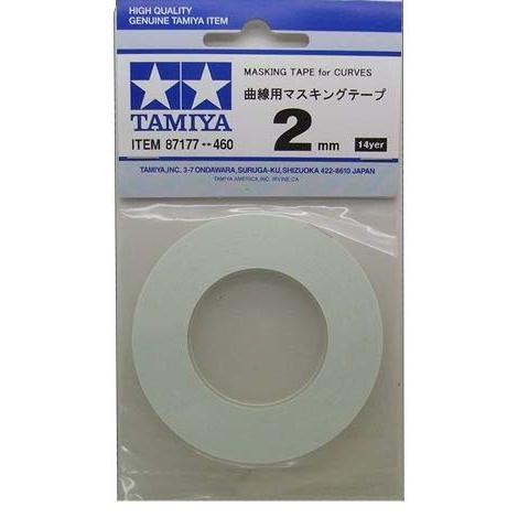 【オープニングセール】 曲線用マスキングテープ 2mm 20ｍ タミヤ 格安人気 ITEM87177