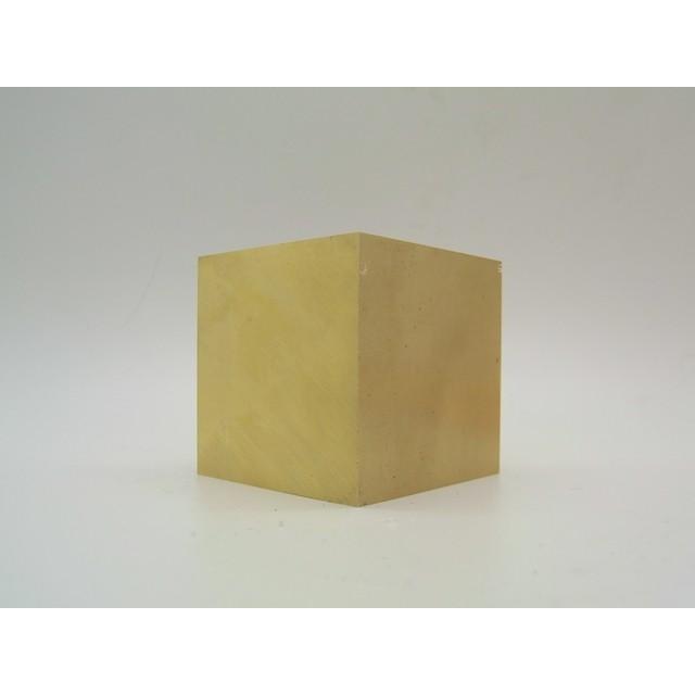 真鍮ブロック brass cube 50×50×50 約1080g : 車模型 barchetta