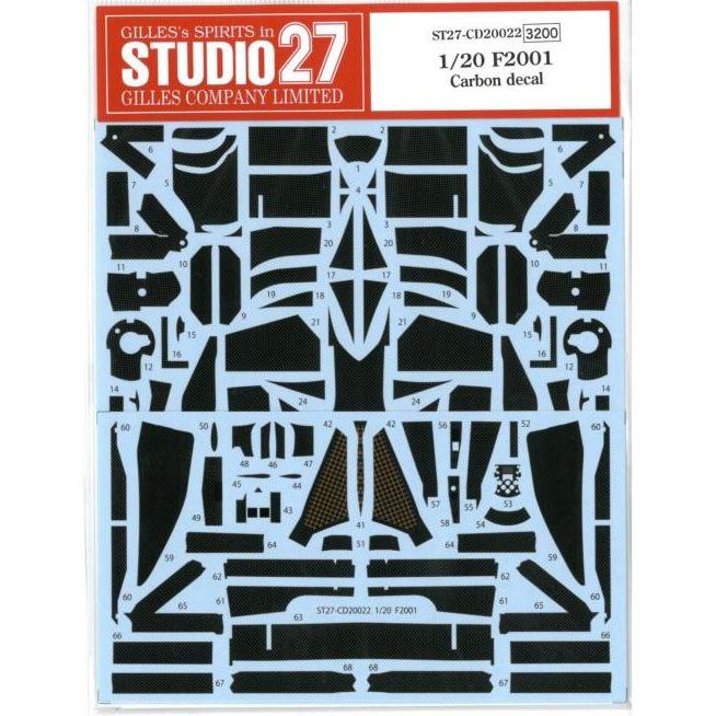 1/20 F2001 Carbon decal : 車模型 barchetta - 通販 - Yahoo!ショッピング