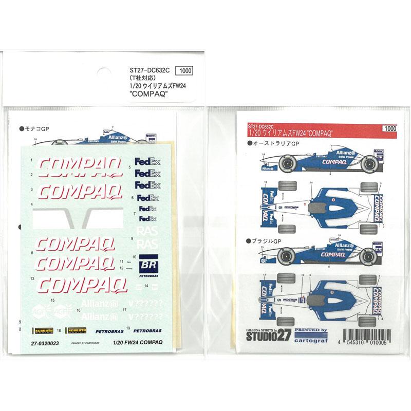 タミヤ　1/20 ウィリアムズ　FW24 STUDIO27エッジング付き mqdefault.jpg