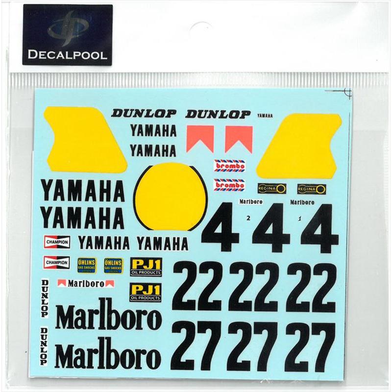 1/12 ヤマハ YZR500 マルボロ #4 WGP 83' Yamaha Marlboro DECAL POOL