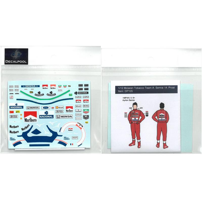 1 12 マクラーレン マルボロ セナプロスト フィギュアデカール Decal Pool デカールプール F1デカール Dp105 Dp105 車模型 Barchetta 通販 Yahoo ショッピング