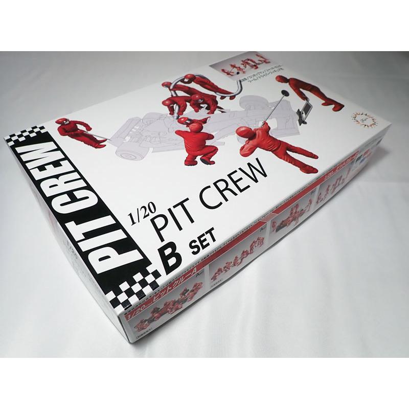 フジミ模型 1/20 ピットクルーB フジミ 1/20 GT21 プラモデル F1 : 車