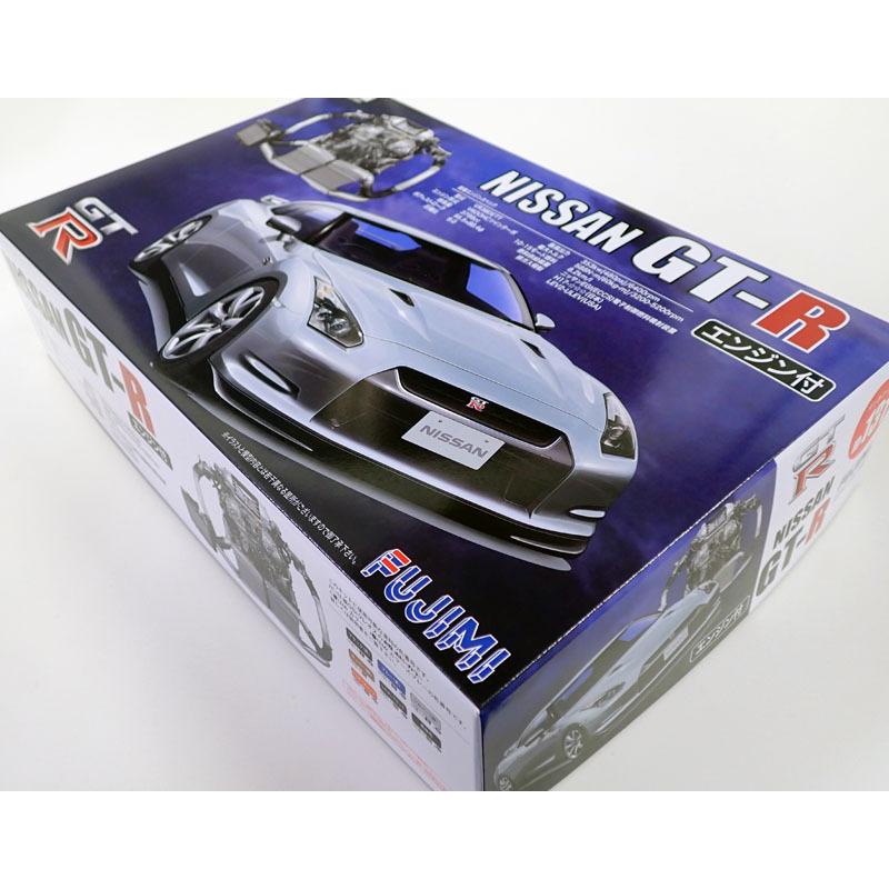 フジミ模型 1/24 NISSAN GT-R35 エンジン付き フジミ ID131 : 車模型