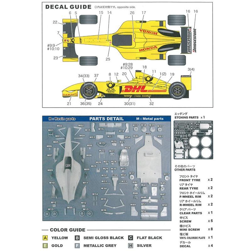 ジョーダン EJ12 ホンダ オーストリアGP 2002 佐藤琢磨/G ジョーダン EJ12 ホンダ オーストリアGP 2002 佐藤琢磨/G