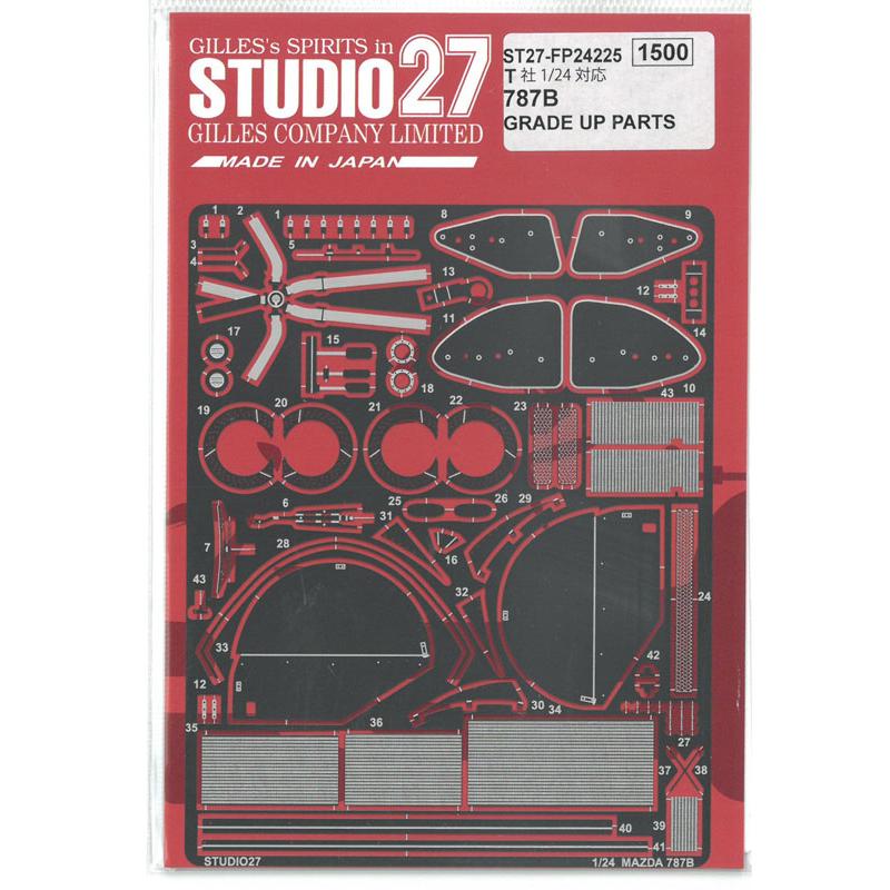 1/24 マツダ787B ディテールアップパーツ T社 1/24対応 スタジオ27