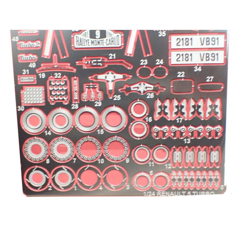 1/24 ルノー5ターボ グレードアップパーツ T社1/24対応 スタジオ27