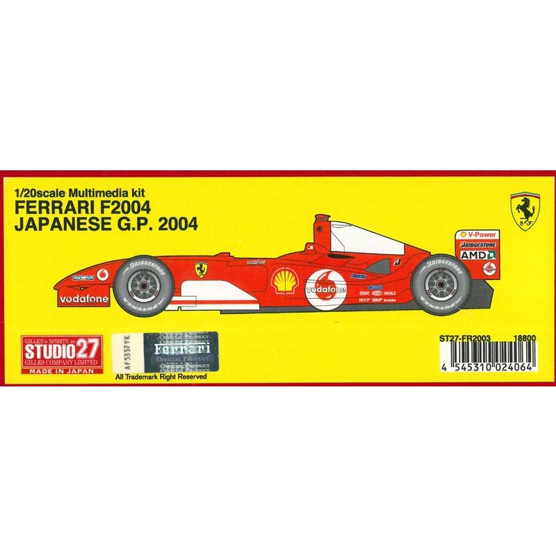 フェラーリ F2004 日本GP 2004 【スタジオ27 1/20 ST27-FR2003】