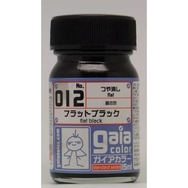 gaianotes（ガイアノーツ） フラットブラック つや消し 15ml 33012
