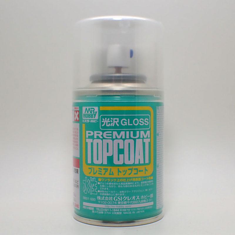 GSIクレオス 水性 Mr.プレミアムトップコート＜光沢＞ スプレー B601