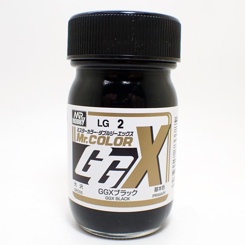 GSIクレオス Mr.カラー GGX ダブルジーエックス LG2 ブラック 溶剤系