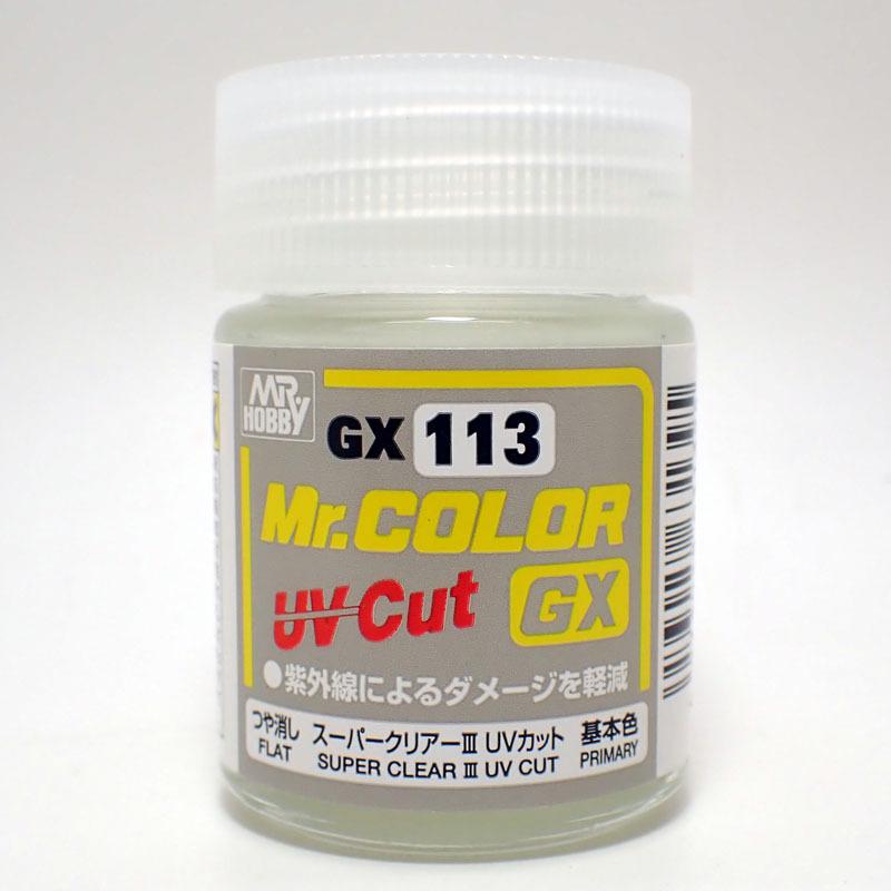 Mr カラーgx スーパークリアーiii Uvカット つや消し Gsiクレオス Gx113 Gsi Gx113 車模型 Barchetta 通販 Yahoo ショッピング