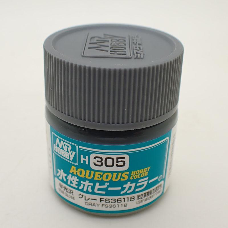 GSIクレオス H305 グレー FS36118 10ml 水性ホビーカラー 半光沢 : 車