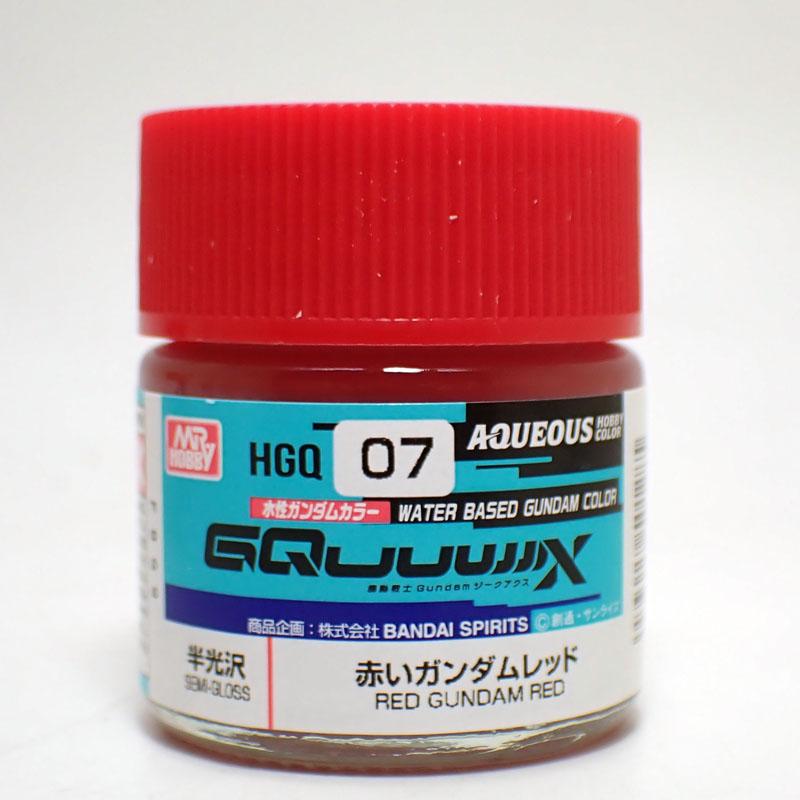 GSIクレオス HGQ07 GQuuuuuuX 赤いガンダムレッド 半光沢 10ml 水性