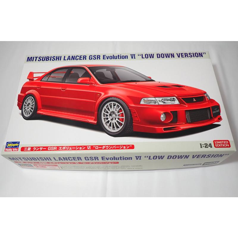 ハセガワ 1/24 三菱 ランサー GSR エボリューション VI ローダウン 