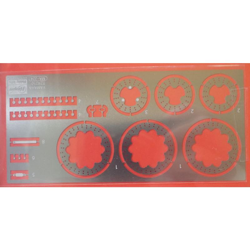 ハセガワ 1/12 ヤマハ TZR250 1KT 用 エッチング パーツ 限定品 21733